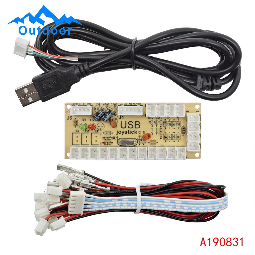 Diy Electronics Game - USB Arcade Joystick Chip Circuit Board