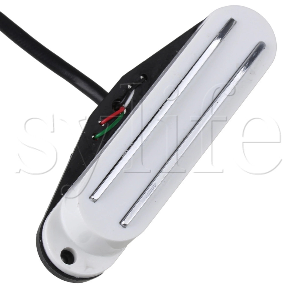 Diy Electric Guitar Electronics - White 4 Wire Magnetic Dual Rail