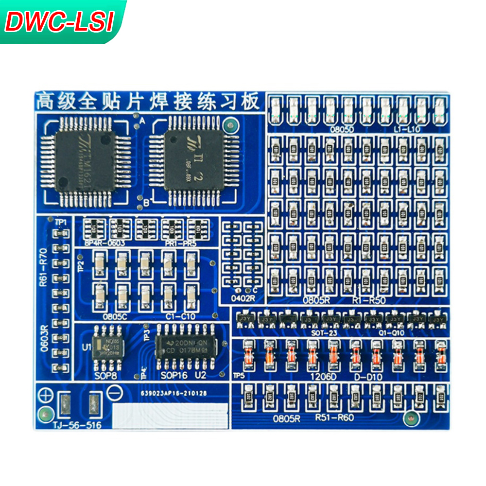 Diy Electronics Game - SMD/SMT Components Soldering Practice Board Electronic