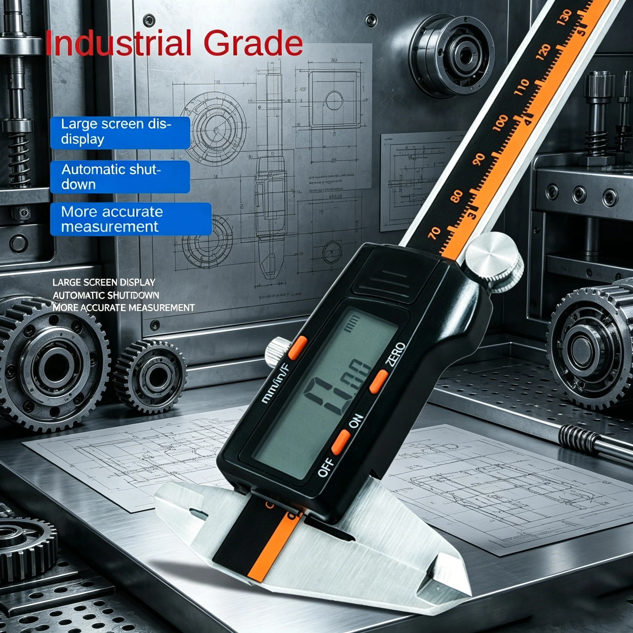 Diy Electronics Workshop - Industrial Grade 0-150mm Stainless Steel Digital