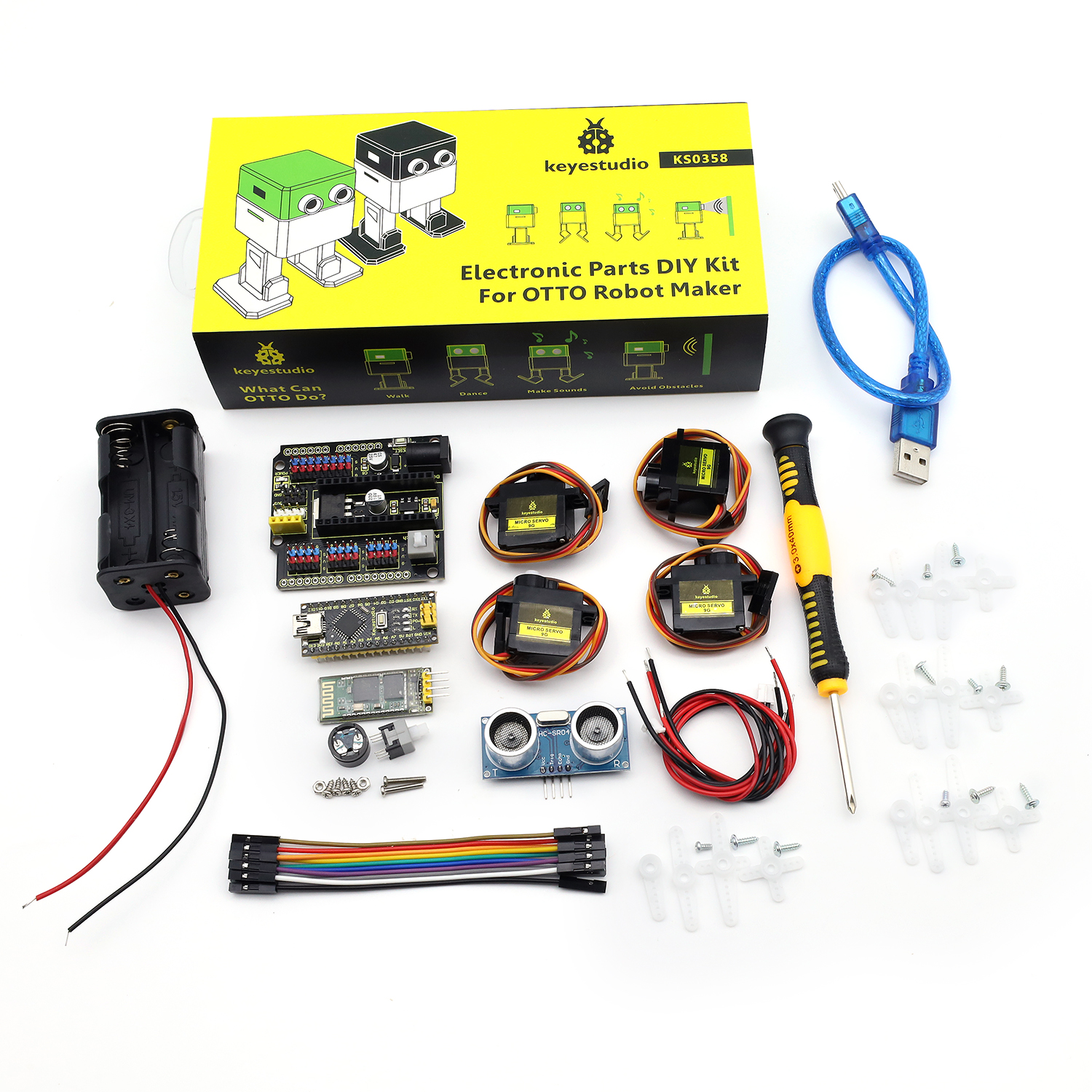 Diy Robot Electronics Kit - Keyestudio DIY Electronic Components Starter Kit