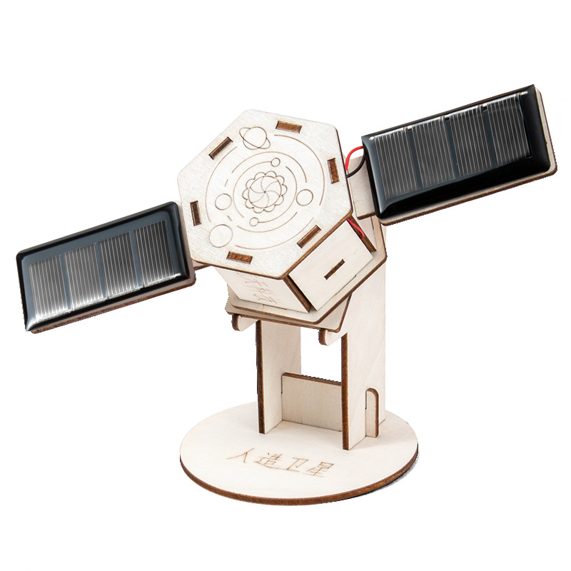 Diy Electronics For Kids - DIY Solar Satellite Artificial Assembly Kid