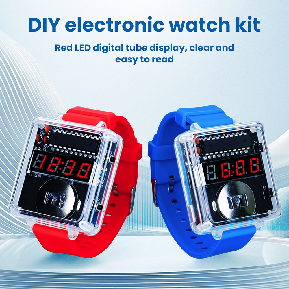 Diy Electronics Kids - DIY Electronic Watch Kit 0.28'' LED