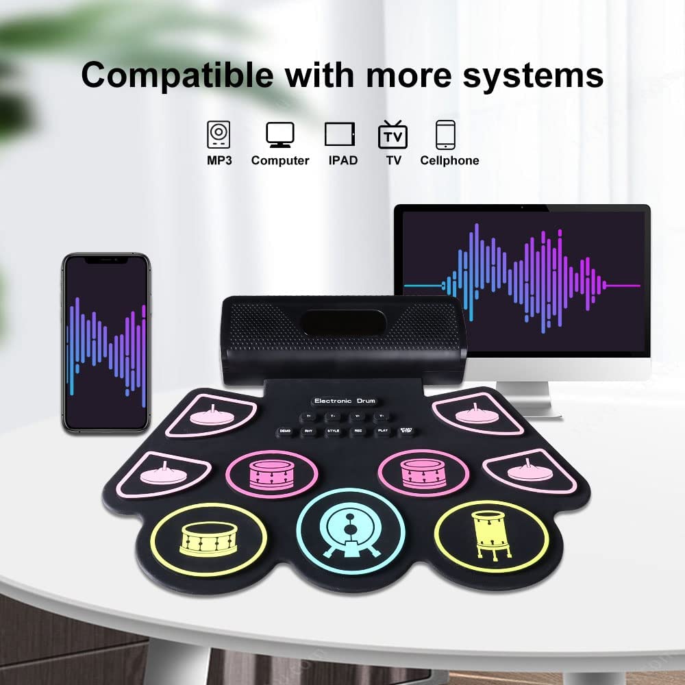 Digital Drum Set Silicone Port - Diy Electronics Projects For Adults reseña y precio