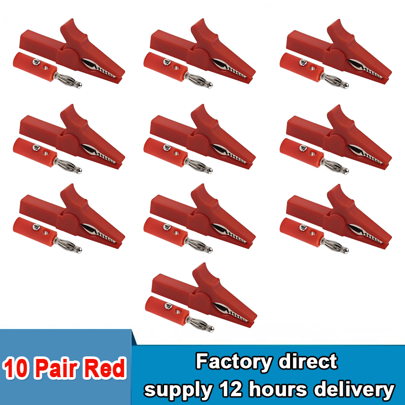 Insulated Alligator Clip with  - Crocodile Clip Set reseña y precio