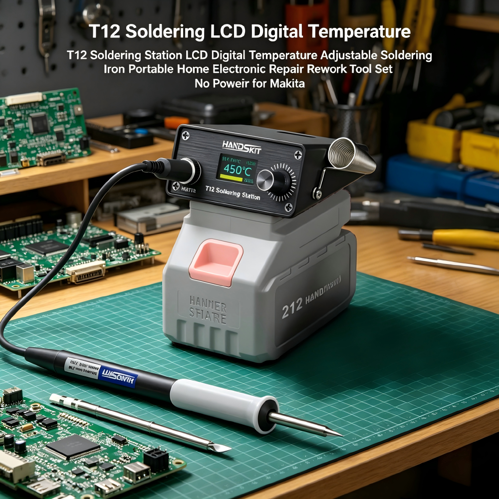 T12 Cordless Portable Solderin - Diy Soldering Station No Electronics reseña y precio