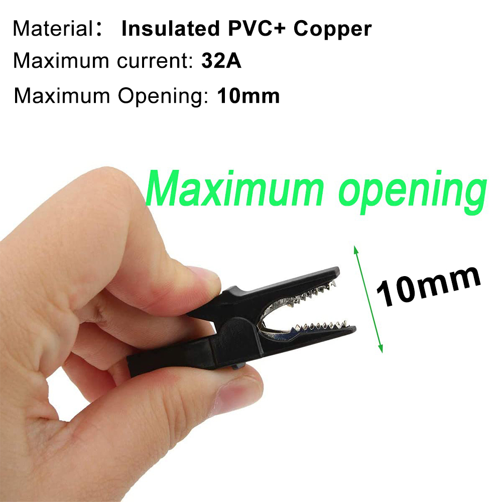Alligator Clip with Banana Plu - Crocodile Clip Set reseña y precio