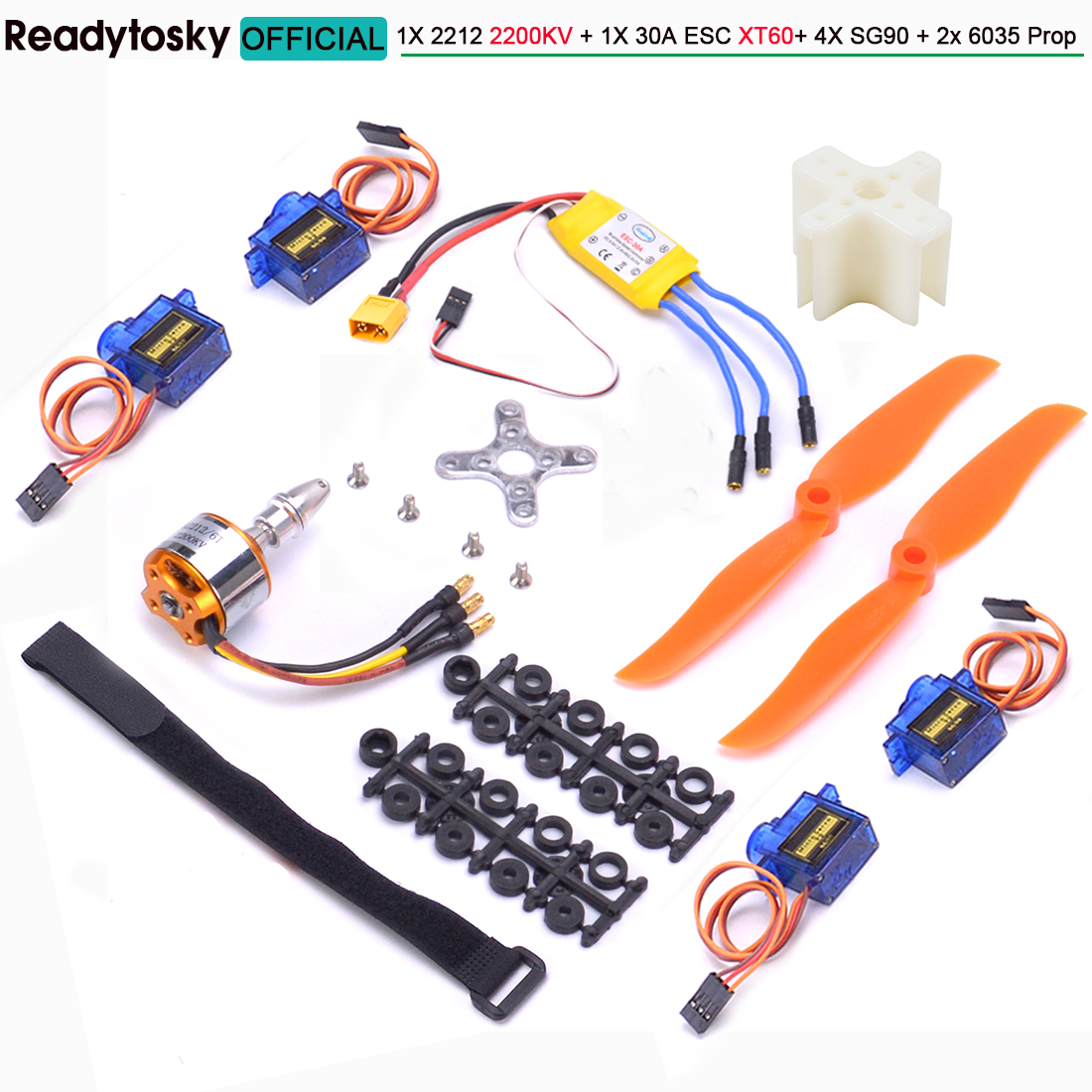 A2212 2212 1400KV 2200KV Brush - Servo Motor Sg90 reseña y precio