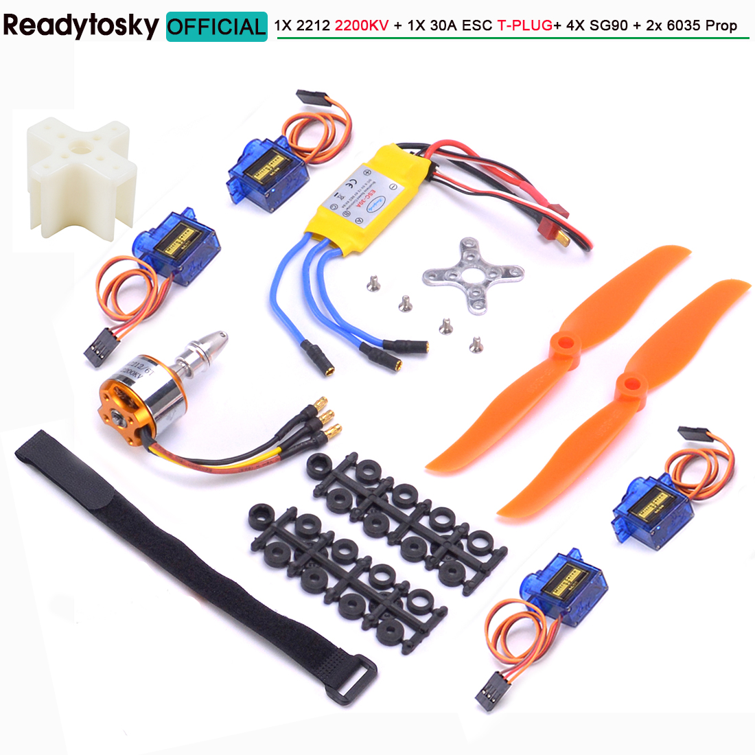 A2212 2212 1400KV 2200KV Brush - Servo Motor Sg90 reseña y precio