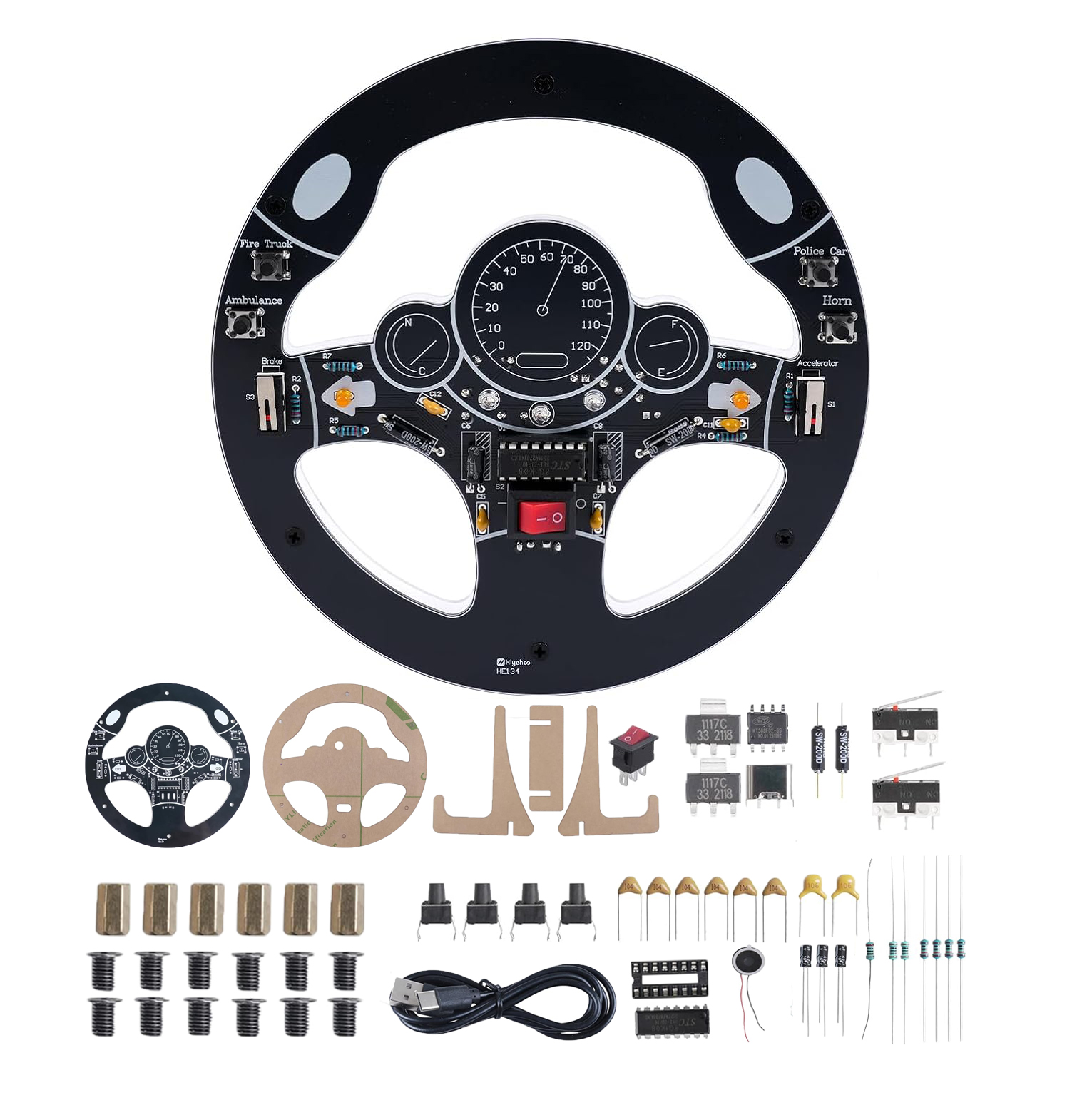 Car Steering Wheel DIY Solderi - Diy Electronics Projects For Adults reseña y precio