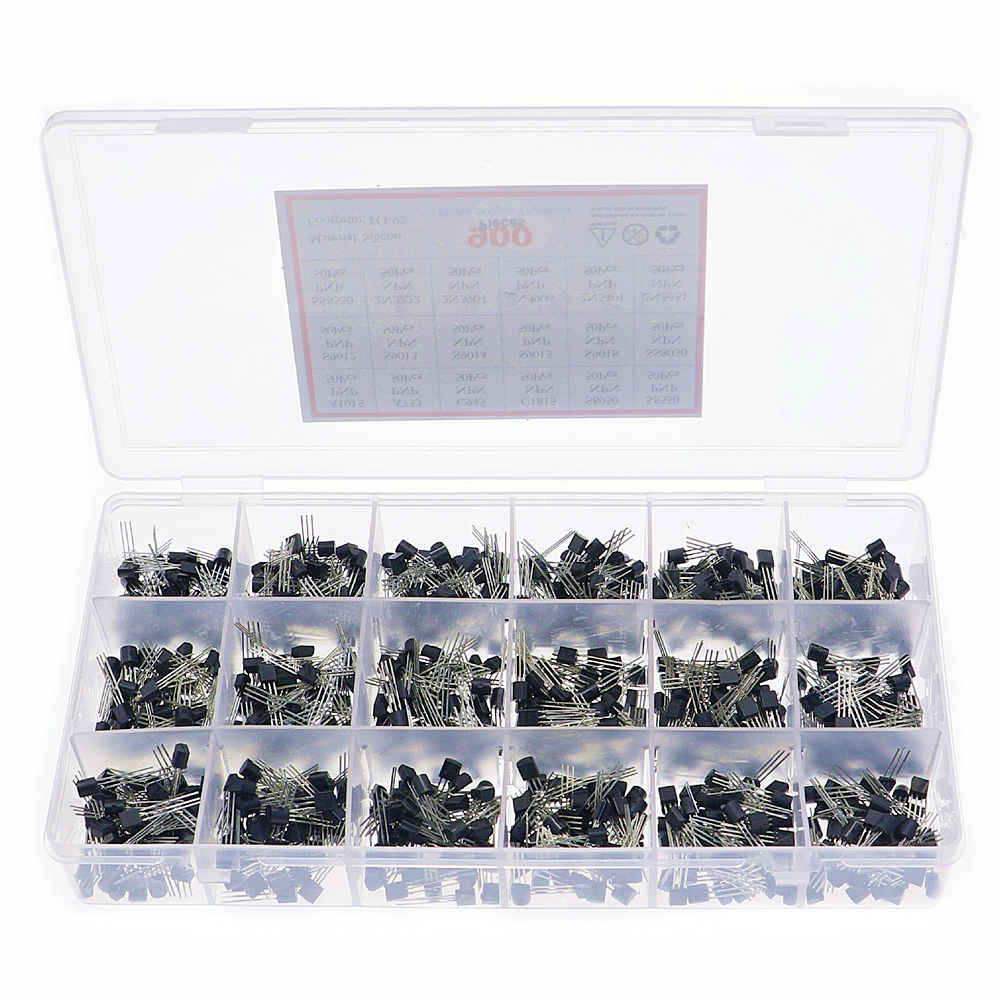 18 Value 900pcs Bipolar Triode - Mosfet Transistor Set reseña y precio