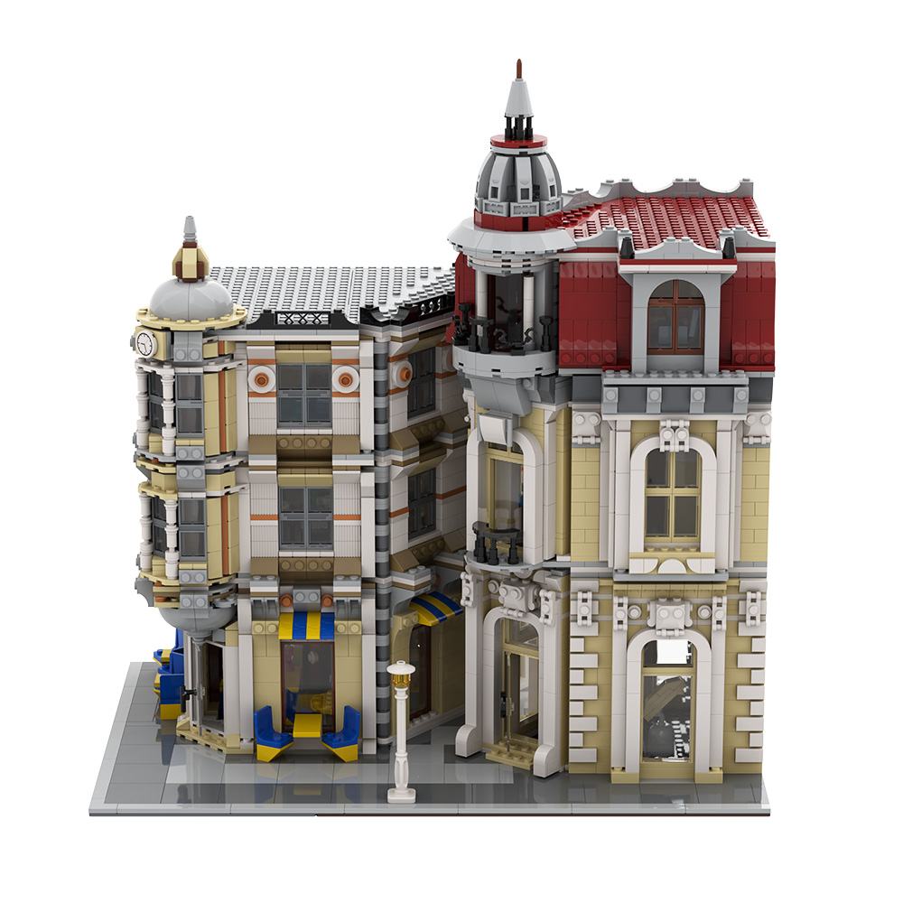 Gobricks MOC Street View Corne - Diy Electronics Stores reseña y precio