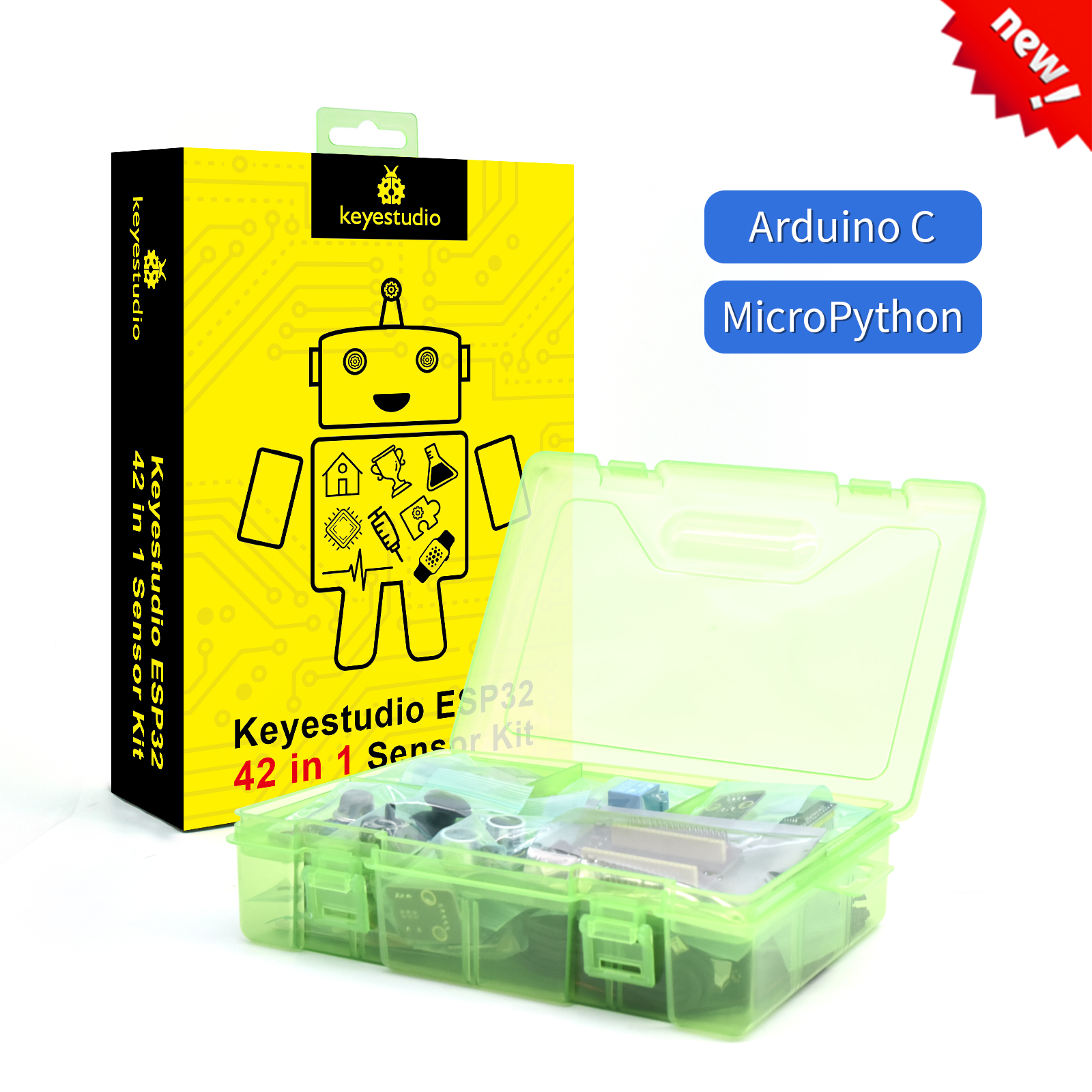 Kidsbits 42 in1 ESP32 Sensor M - Diy Electronics Projects For Adults reseña y precio