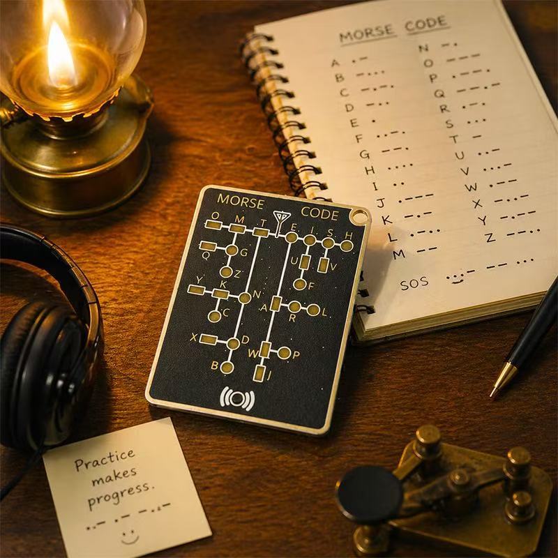 LED Morse Code Trainer Card,PC - Diy Electronics Projects For Adults reseña y precio