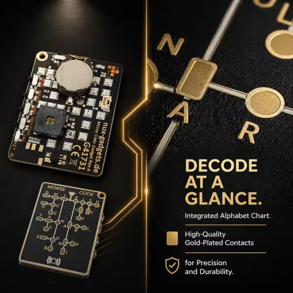 LED Morse Code Trainer Card,PC - Diy Electronics Projects For Adults reseña y precio