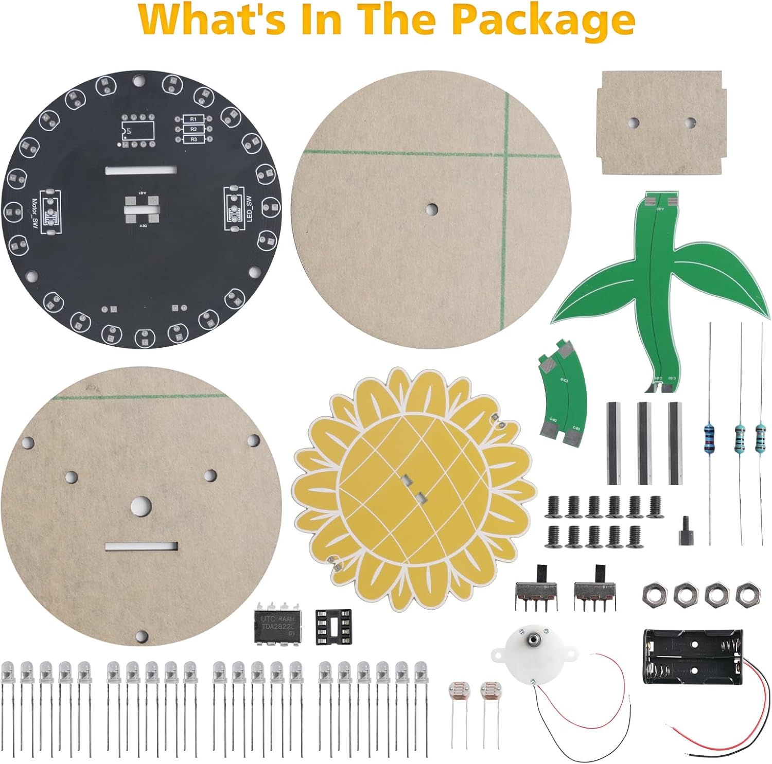 Light Chasing Sunflower Solder - Diy Electronics Projects For Adults reseña y precio