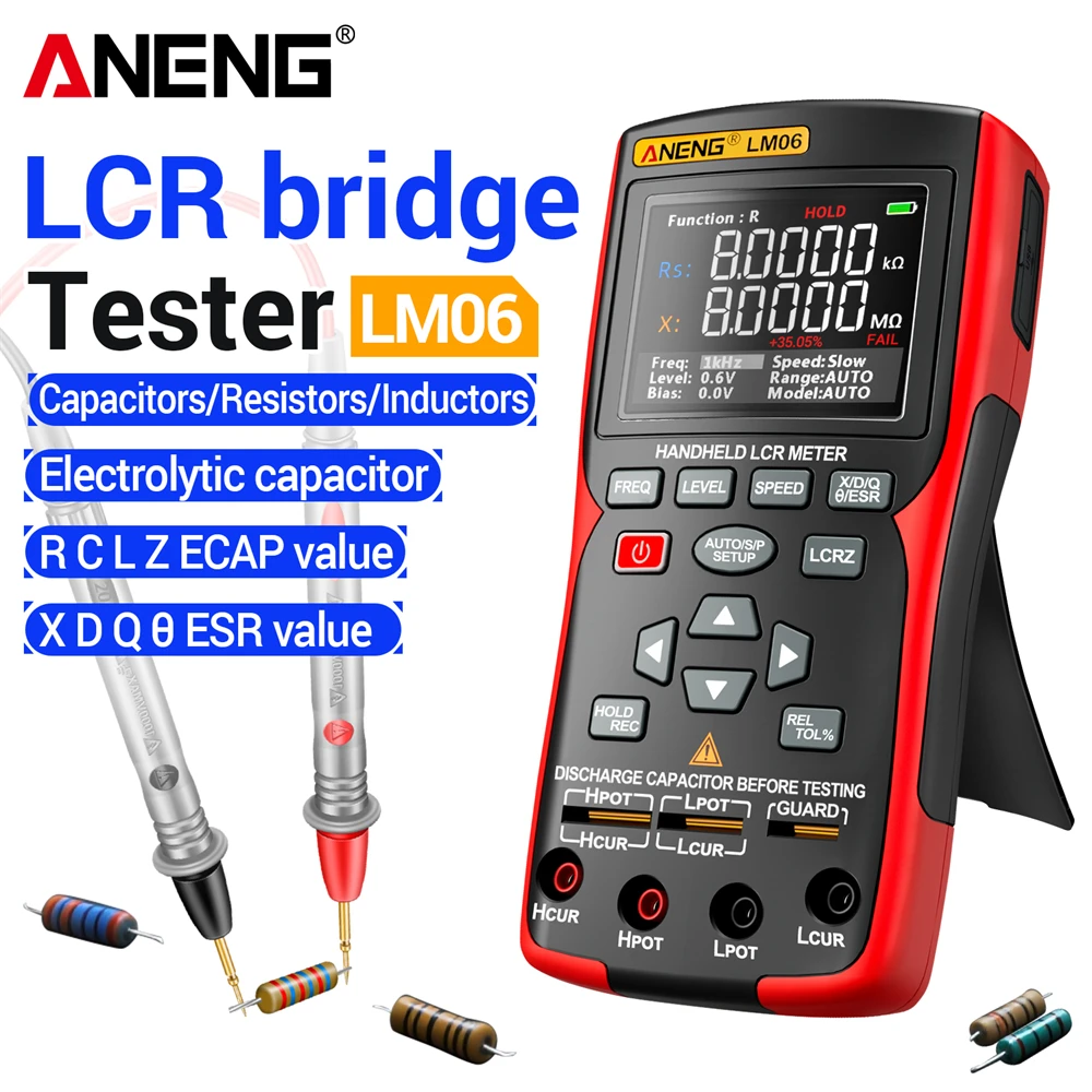 LM06 LCR Bridge Meter Electron - Diy Electronics Workshop reseña y precio