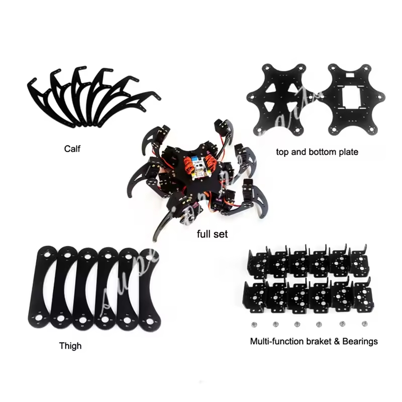 18 DOF Aluminium Hexapod Spide - Diy Robot Electronics Kit reseña y precio