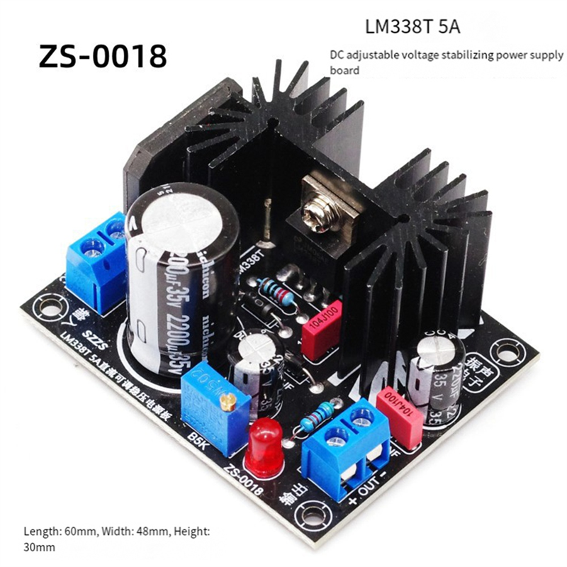 A13E-LM338 5A Output Filament  - Diy Electronics Supplies reseña y precio