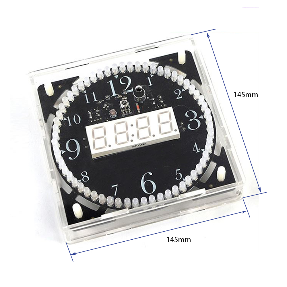 DIY electronic clock kit 14.5* - Diy Electronics Projects For Adults reseña y precio