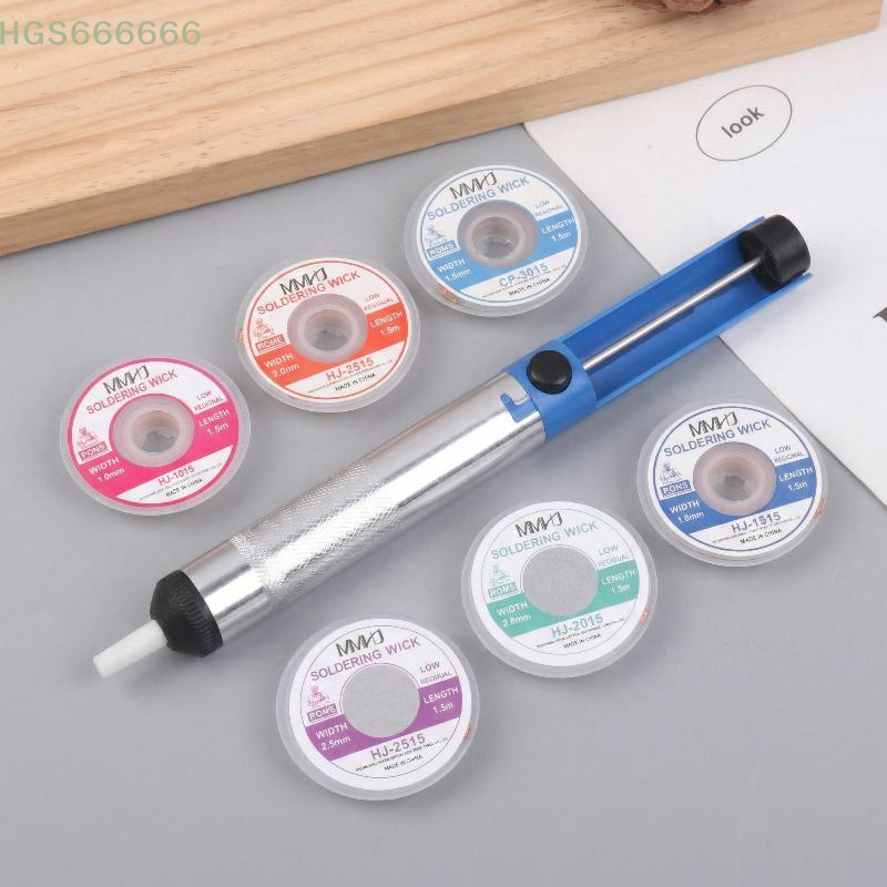 Aluminum Soldering Sucker Pen  - Diy Electronics Workshop reseña y precio