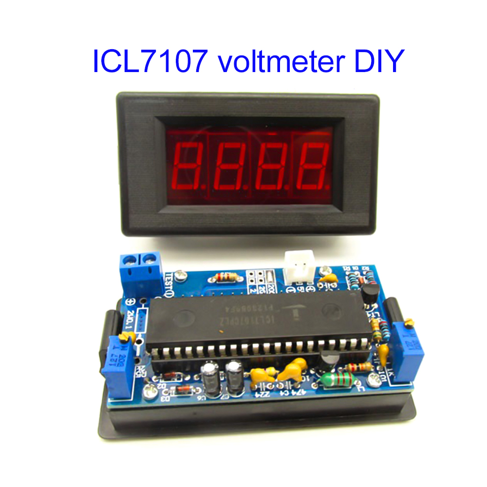 ICL7107 Voltmeter DIY Kit Part - Diy Electronics Kids reseña y precio