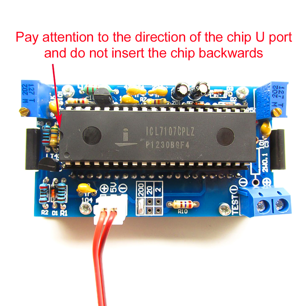 ICL7107 Voltmeter DIY Kit Part - Diy Electronics Kids reseña y precio
