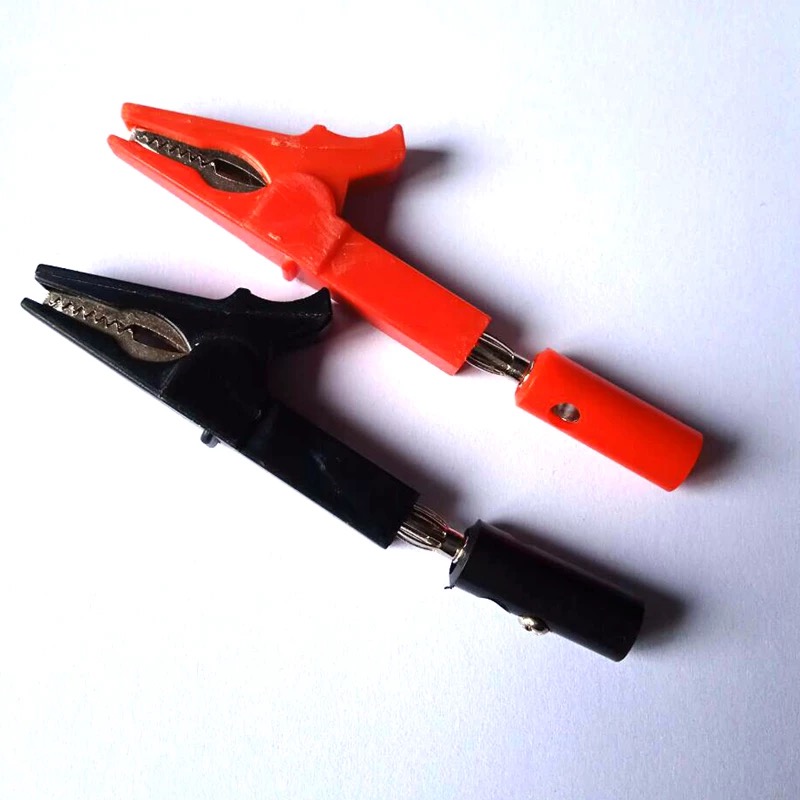 Alligator Clip with Banana Plu - Crocodile Clip Set reseña y precio