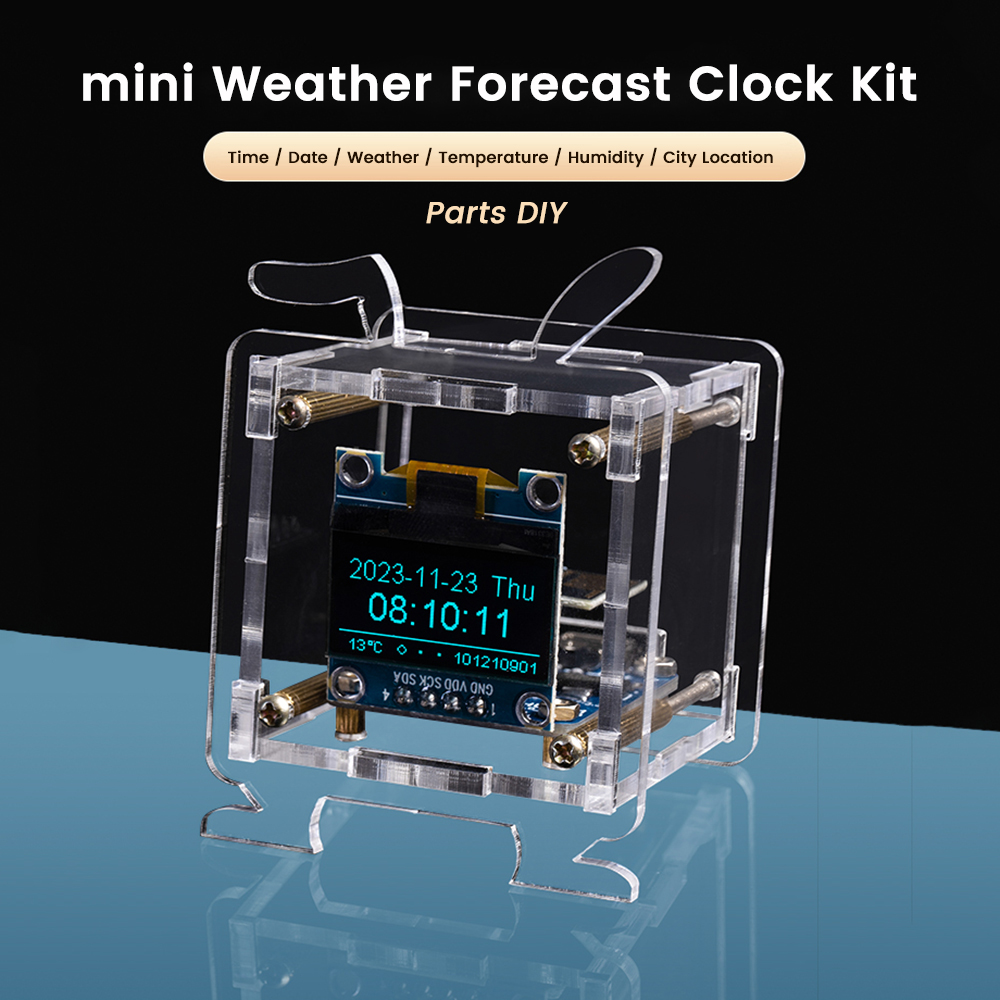 ESP8266 DIY Digital Clock Kit  - Diy Soldering Station No Electronics reseña y precio