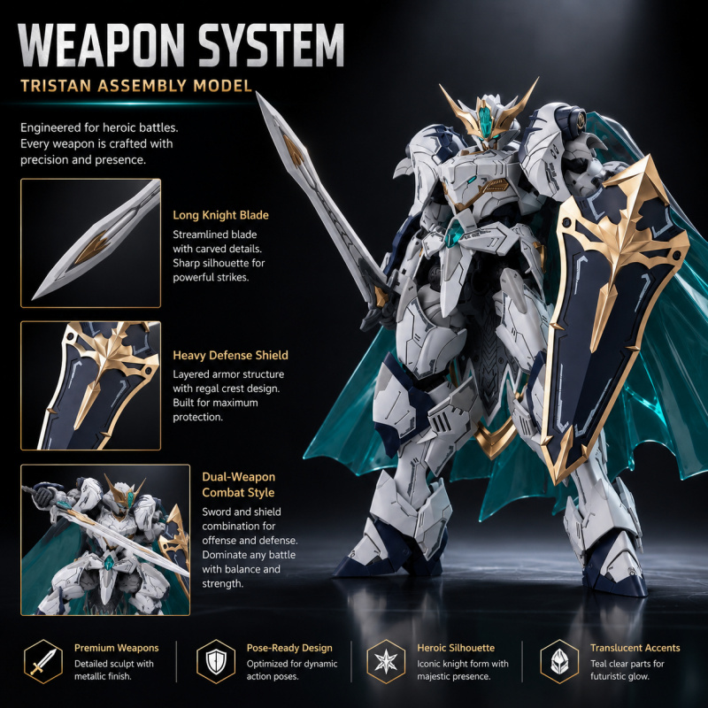 Tristan Knight Mecha Assembly  - Diy Robot Electronics Kit reseña y precio