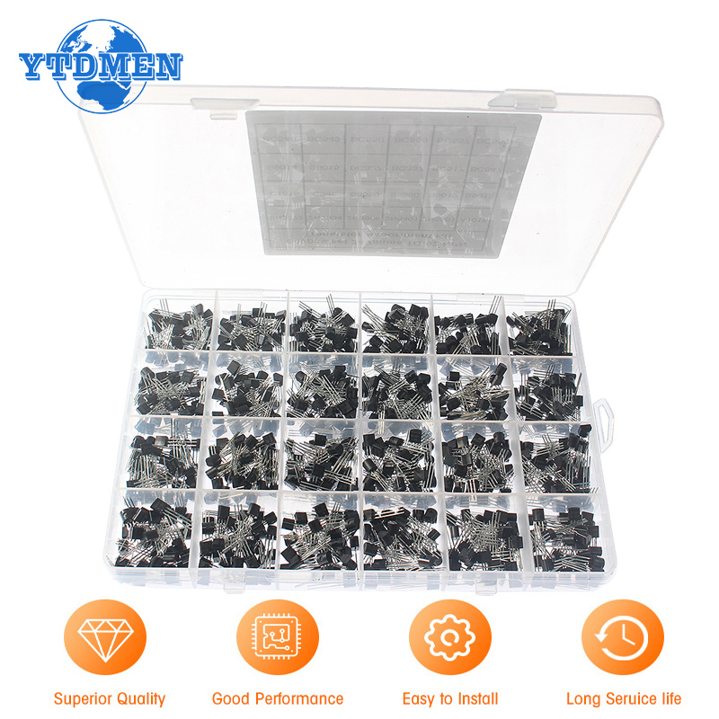 50-900PCS Transistors kit NPN  - Mosfet Transistor Set reseña y precio