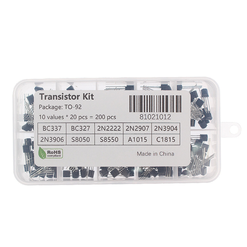50-900PCS Transistors kit NPN  - Mosfet Transistor Set reseña y precio