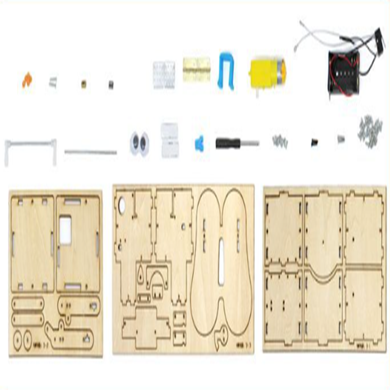 Wooden Assemble DIY Robot Eati - Diy Robot Electronics Kit reseña y precio