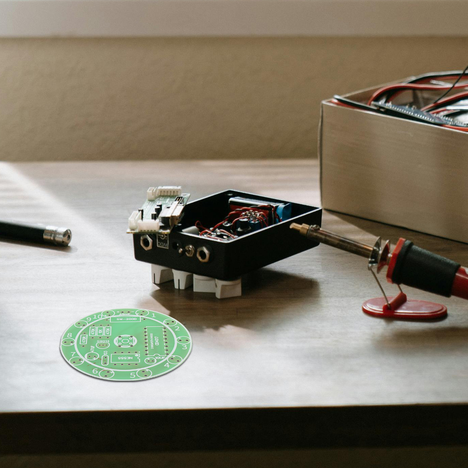 4 Sets Soldering Practice Boar - Diy Electronics Workshop reseña y precio