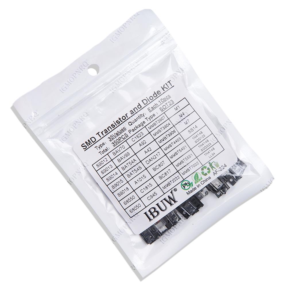 35values*10PCS=350PCS SMD SMT  - Mosfet Transistor Set reseña y precio