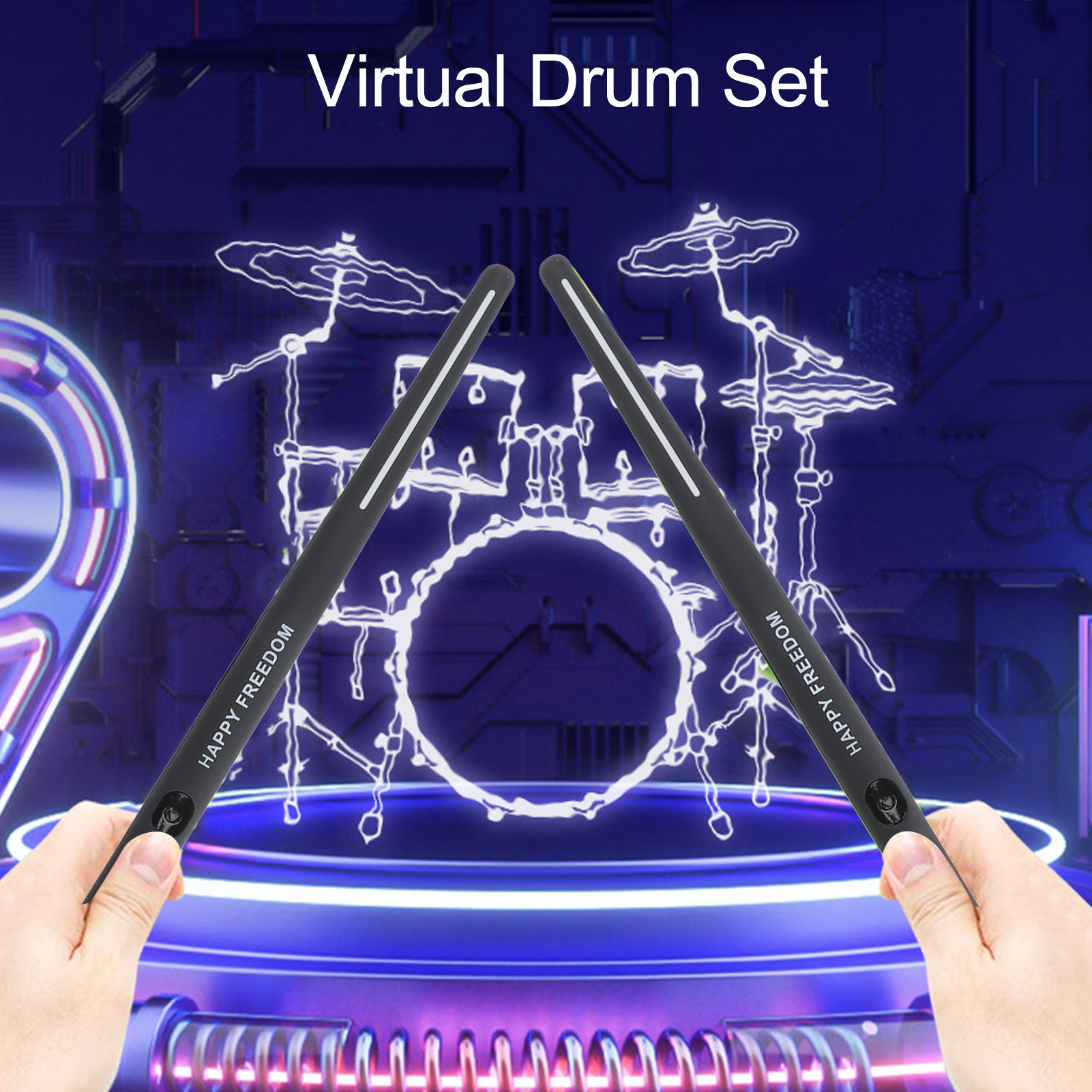 Electronic Drum Set Virtual Dr - Diy Electronics Projects For Adults reseña y precio