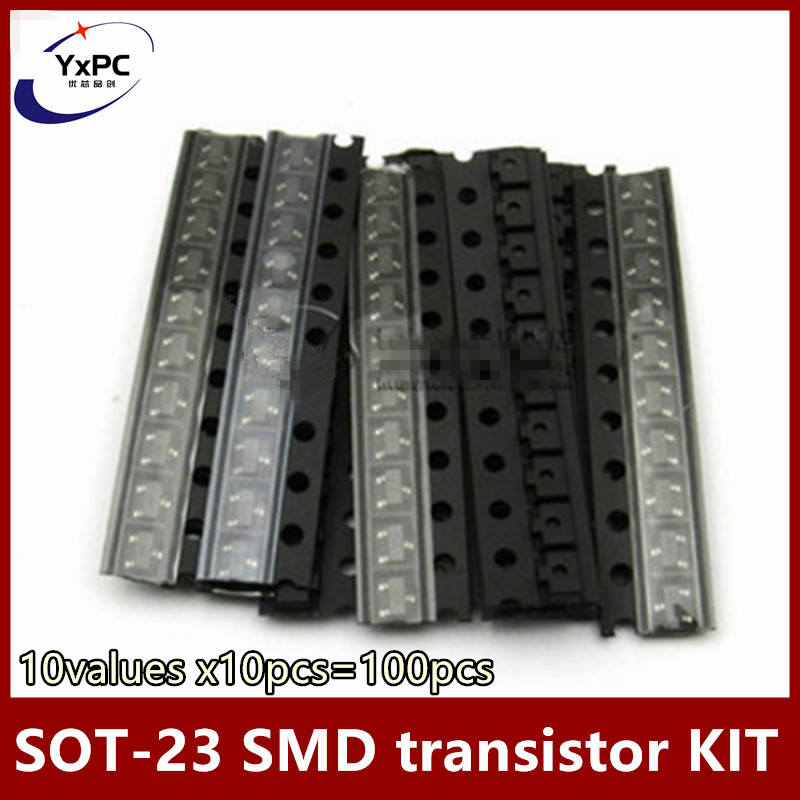 10values x10pcs=100pcs SOT-23  - Mosfet Transistor Set reseña y precio