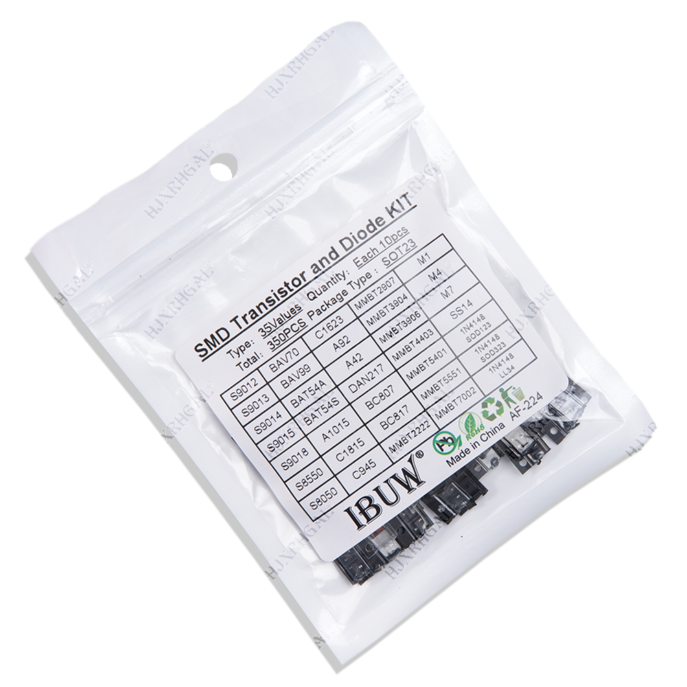 35values x 10PCS=350PCS SMD SM - Mosfet Transistor Set reseña y precio