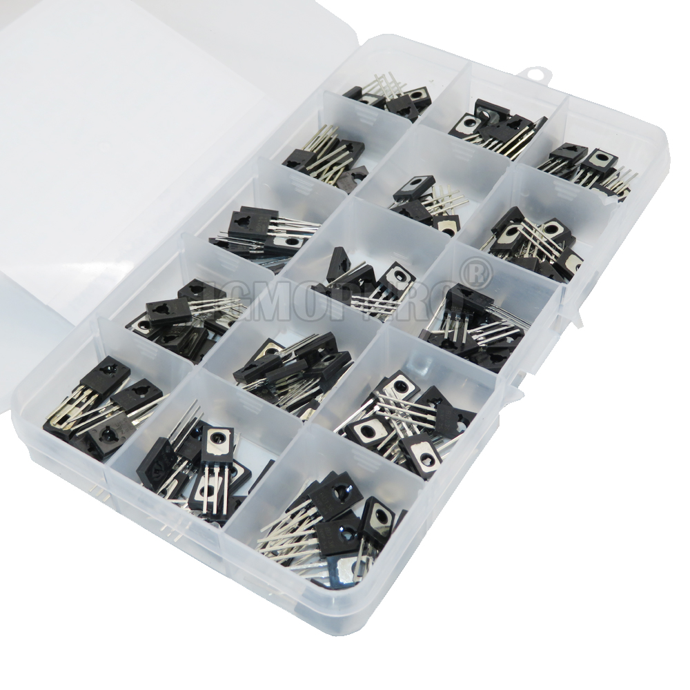 150PCS TO-126 Transistor Assor - Mosfet Transistor Set reseña y precio