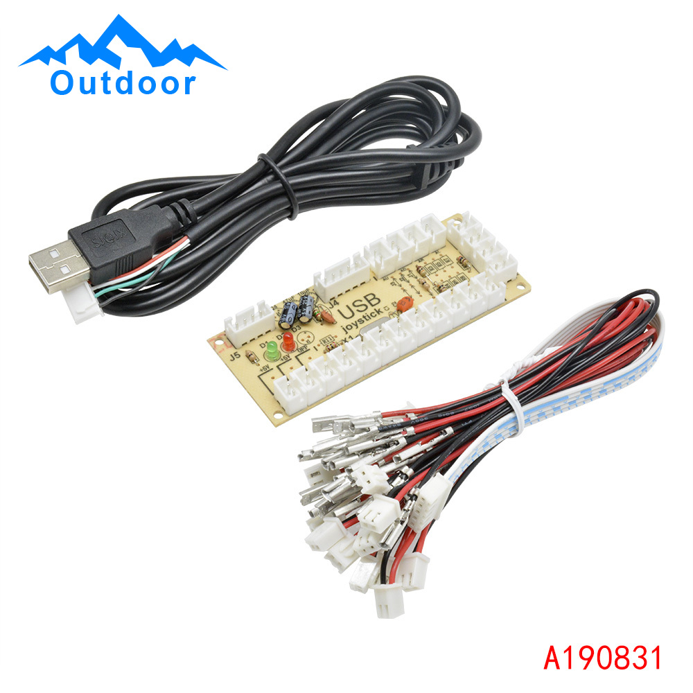 USB Arcade Joystick Chip Circu - Diy Electronics Game reseña y precio