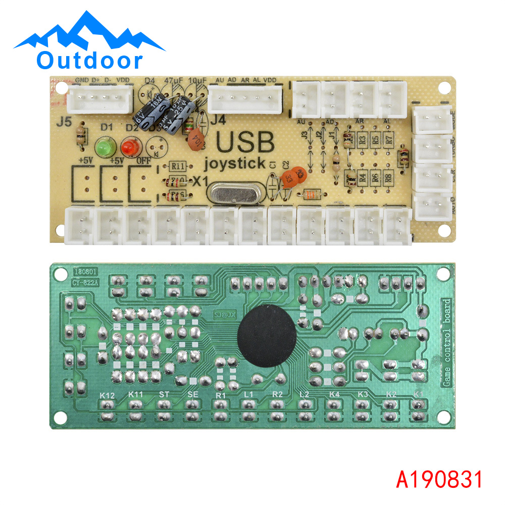 USB Arcade Joystick Chip Circu - Diy Electronics Game reseña y precio