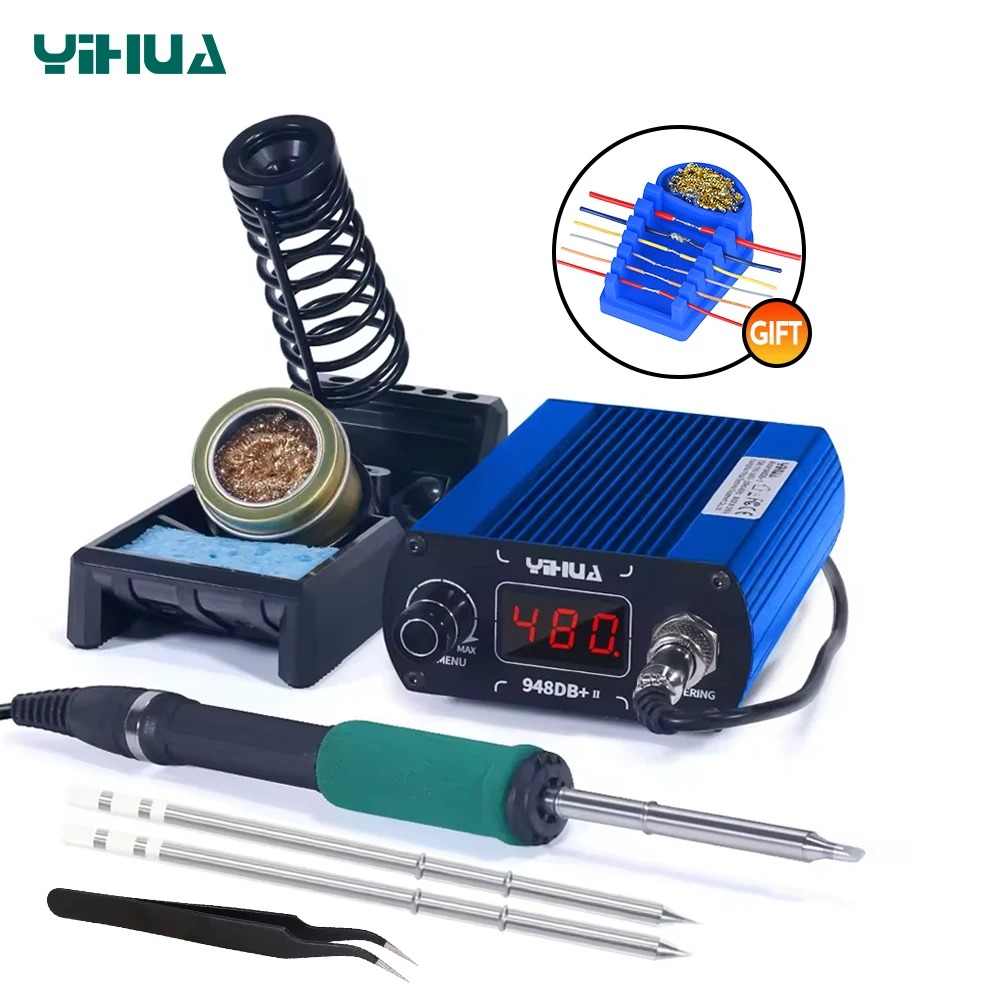 YIHUA 948DB+-II 75W Quick Heat - Diy Soldering Station No Electronics reseña y precio
