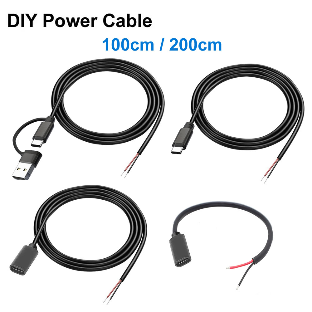 DC 2 Pin Power Cable USB and T - Diy Robot Electronics Kit reseña y precio