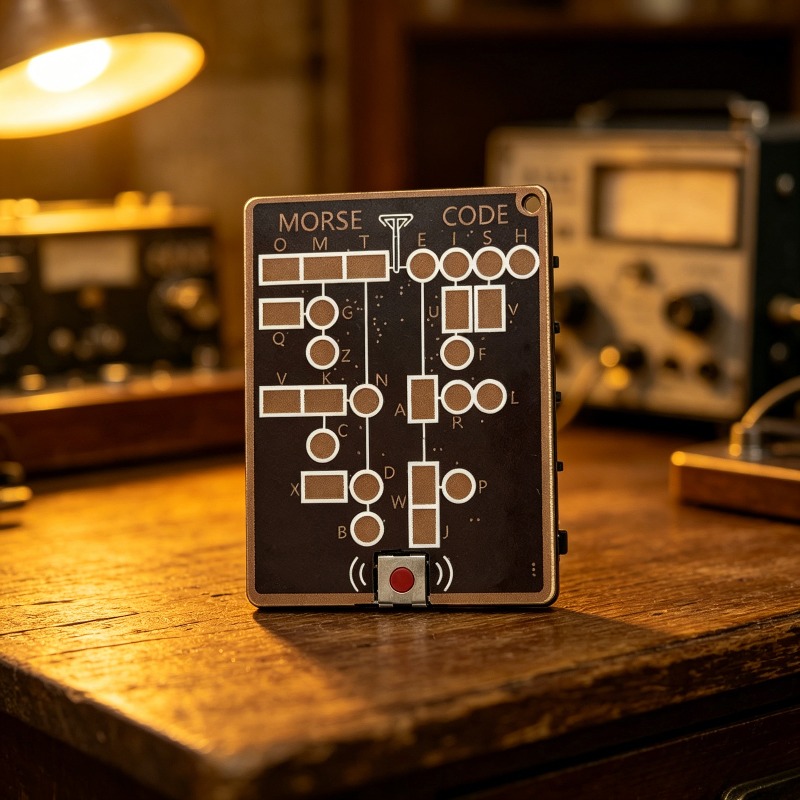 Morse Code Trainer Card Pro Le - Diy Electronics Projects For Adults reseña y precio