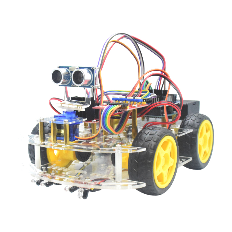 4WD Smart Robot Car Chassis Ki - Diy Robot Electronics Kit reseña y precio