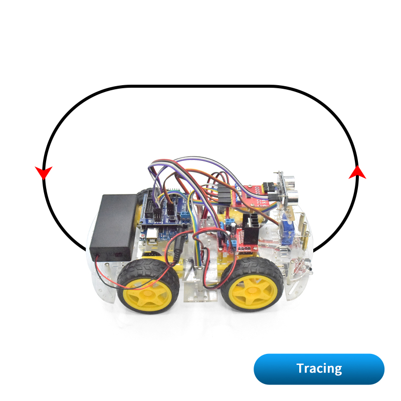 4WD Smart Robot Car Chassis Ki - Diy Robot Electronics Kit reseña y precio