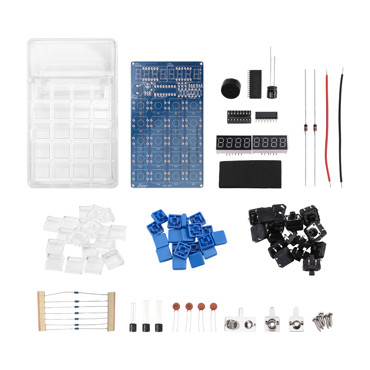 DIY Calculator Kit with LED Di - Diy Electronics Projects For Adults reseña y precio