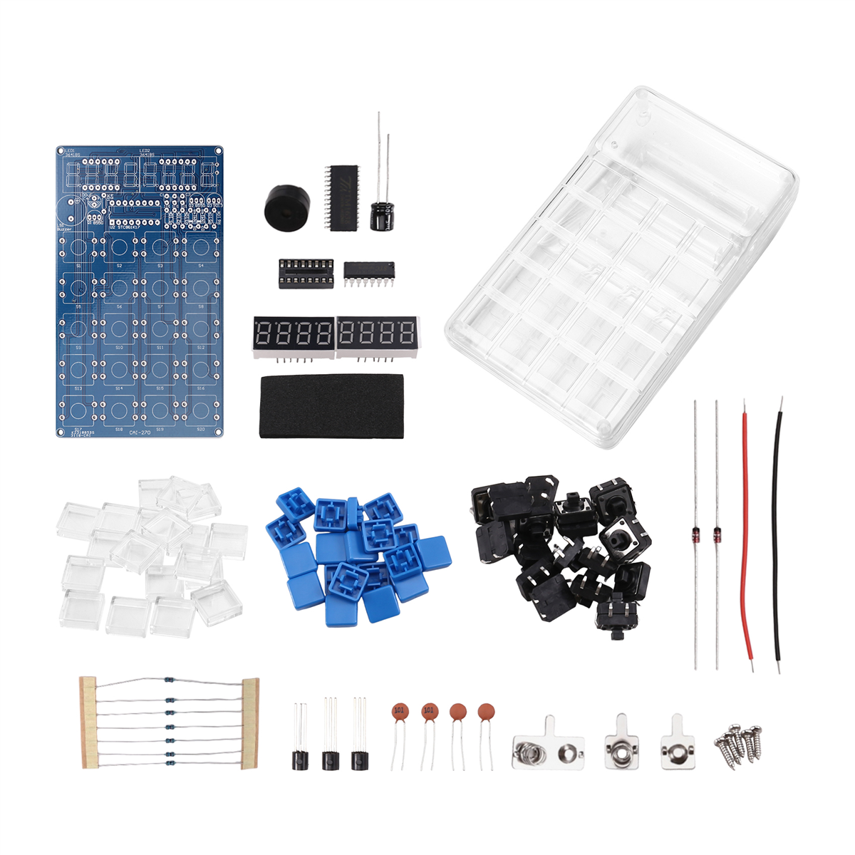 DIY Calculator Kit with LED Di - Diy Electronics Projects For Adults reseña y precio