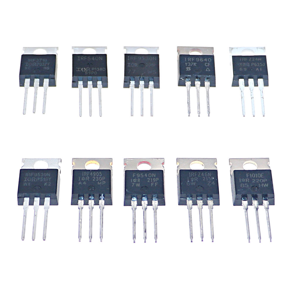 50Pcs 10 Values Mosfet Transis - Mosfet Transistor Set reseña y precio