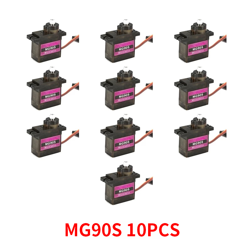 4/5/10/20PCS MG90S Metal Gear  - Servo Motor Sg90 reseña y precio